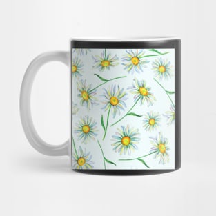 Watercolor daisies pattern Mug